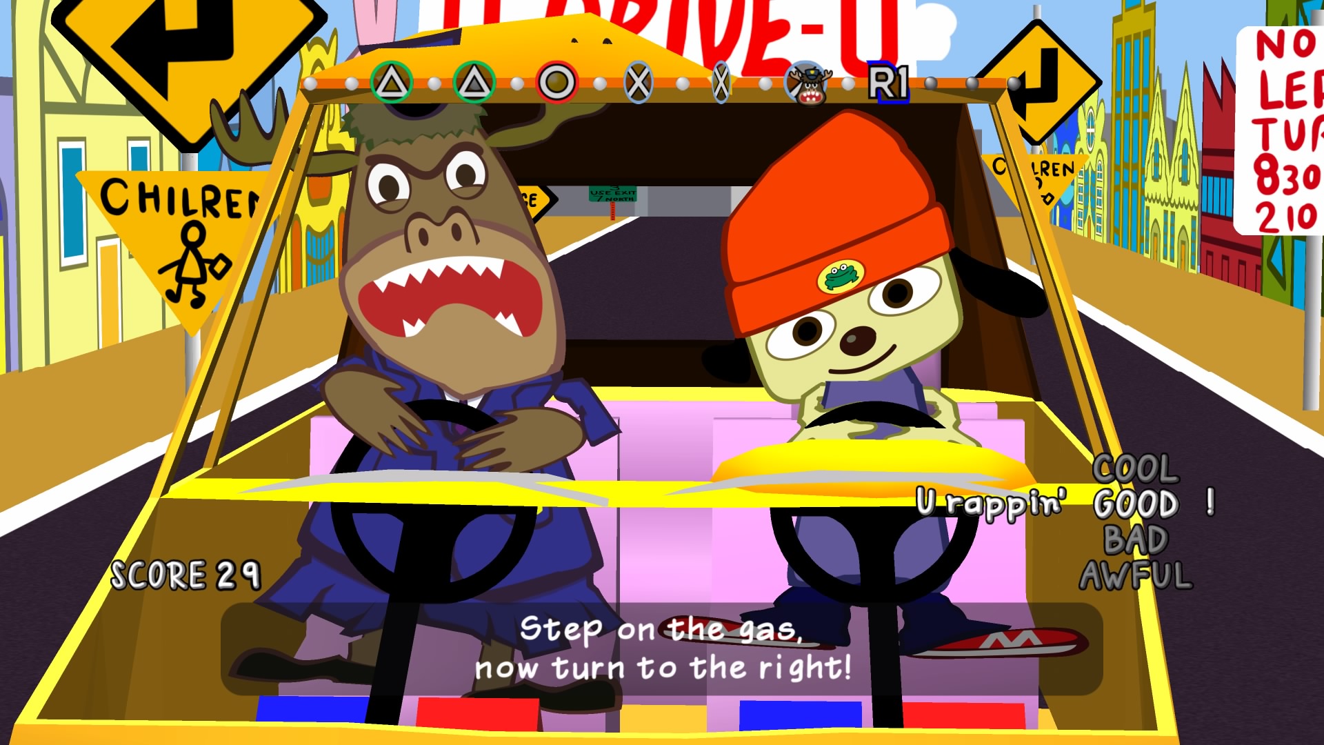 Open Assets] - PaRappa the Rapper steps on the gas! (v1.2)